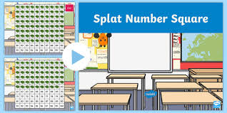 100 Number Splat Squares Year 1 Teacher Made