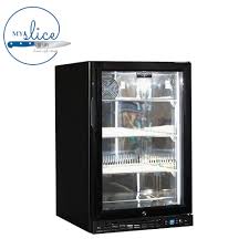 schmick fridges 105l black glass door