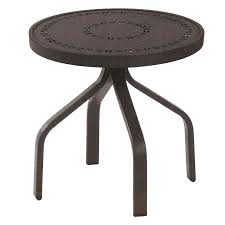 Round Pool Side Table 18 Punched