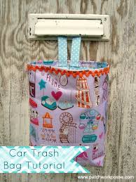 Designer car trash bag (tutorial linked, my adjustments. Ma3bgyavvrb Im
