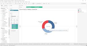 tableau donut chart let your data