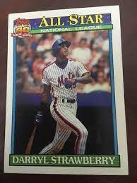 That is very impressive considering how short of a career he had. 1991 Topps Darryl Strawberry 402 Baseball Card Ebay