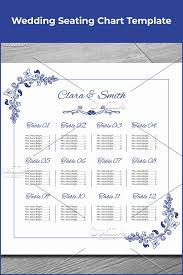 wedding seating chart templates
