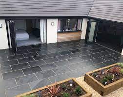 Brazilian Black Slate Patio