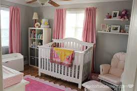Grey Nursery For A Baby Girl