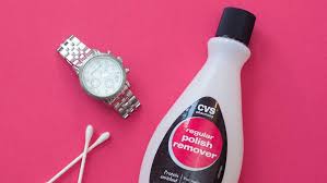 remove watch scratches with nail polish
