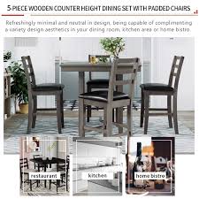 5 pc sets dining table with storage