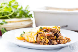 mexican lasagna made from pantry
