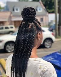 Although, kinky twists aren't very lengthy or thick twists even with extension hair added. 15 Long Beautiful Kinky Twists To Give A Try Hairstylecamp