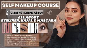 self makeup course eyeliner kajal