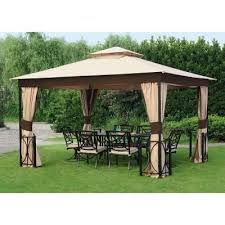Thus, in addition they advise furnishings made of metal so you might match with this 10x10 gazebo home depot as outdoor furniture at home garden. 12 Ft X 10 Ft Belcourt Gazebo L Gz472pst C A The Home Depot Gazebo Pergola Outdoor Shade