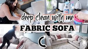 how to clean a fabric sofa sofa
