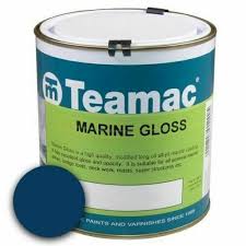 Teamac Marine Gloss Paint Azure Blue