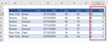 flip a table in excel google sheets