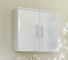 White Gloss Bathroom Wall Cabinet