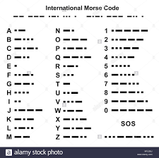 Morse Code Alphabet Stock Photos Morse Code Alphabet Stock