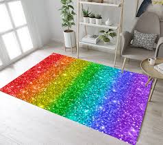 multicolored rainbow glitter pattern