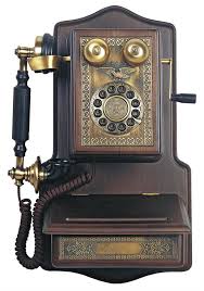 Antiguo Telefono Antiguo De Pared