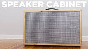 d i y guitar speaker cabinet build