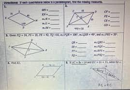 Finding the fourth angle of a quadrilateral. Directions If Each Quadrilateral Below Is A Chegg Com