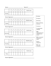 Printable Classroom Behavior Charts Free Printable Behavior