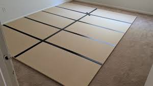 how to set up a dance floor on carpet