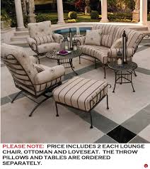 Outdoor Wrought Iron Lounge Chairs