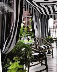 Black And White Outdoor Cushions