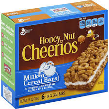 cheerios milk n cereal bars honey nut