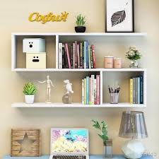 Wall Storage S Shape Wooden Wall