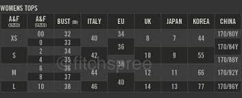 4 Product Image Hollister Size Chart Europe Www