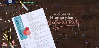 How To Plan A Birthday Party Free