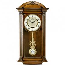pendulum wall clock with triple chime