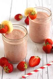 strawberry banana smoothie recipe with