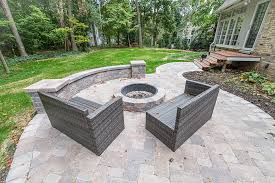 Sitting Wall And Outdoor Fire Pit