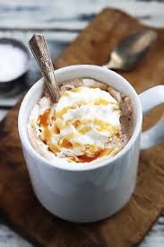 salted caramel hot chocolate creme