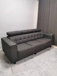 3 seater sofa with recliner head rest