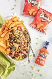 taco salad with catalina dressing and