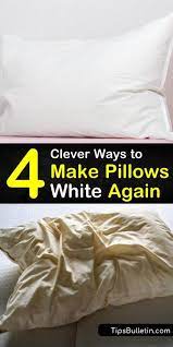 4 clever ways to make pillows white again