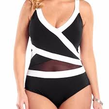 Cross1946 Bathing Suit Swimwear Sexy Mesh Net One Piece Swimsuit Women Plus Size Bodysuit Brazilian Biquinis Monokini