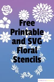 Free Printable Flower Stencil Designs