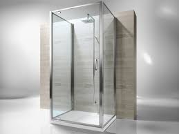 custom tempered glass wall shower cabin