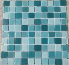 Blue Swimming Pool Glass Mosaic Tiles