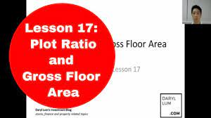 plot ratio and gross floor area