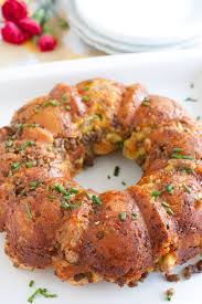 sausage egg and cheese monkey bread