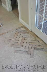 install brick floor tile