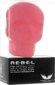 tangle angel rebel brush red chrome