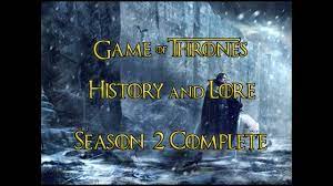 Game of Thrones - Histories and Lore - Season 2 Complete - ENG and TR  Subtitles - YouTube