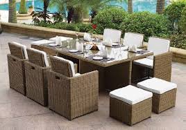 11 pieces patio dining sets outdoor