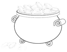 Pot Of Gold Coloring Page Printable Gold Coloring Pages Printable